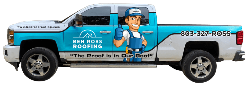 Ben Ross Roofing | Rock Hill, South Carolina | company truck for Ben Ross Roofing